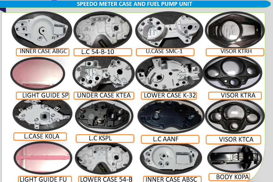 SPEEDO METER CASE AND FUEL PUMP UNIT 